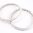 Mystic Gray Faceted Bangle #BAN010-General Bead