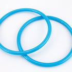 Thin Robin's Egg Blue Bangle #BAN022-General Bead