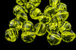 Beadery Transparent Pale Yellow Faceted Round Beads (4mm, 6mm, 8mm, 10mm)-General Bead