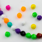 Beadery Opaque Multi Faceted Round Bead Mix (4mm, 6mm, 8mm, 10mm, 12mm)-General Bead