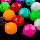 Beadery Opaque Multi Faceted Round Bead Mix (4mm, 6mm, 8mm, 10mm, 12mm)-General Bead