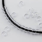 6mm x 9mm Beadery Transparent Crystal Pony Plastic Craft Bead-General Bead