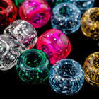 6mm x 9mm Beadery "Sparkle Multi" Pony Plastic Craft Bead Mix-General Bead