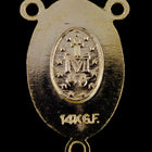 15.5mm Gold Filled Rosary Center #BGA032-General Bead