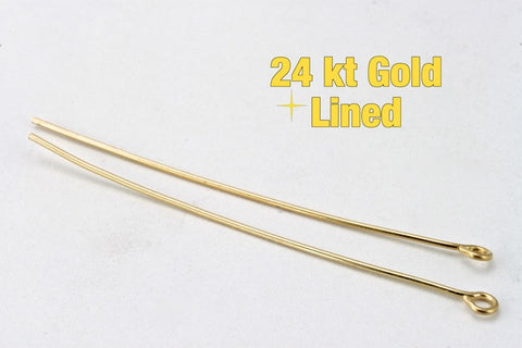 1.5" 22 Gauge Gold Filled Eye Pin #BGB013-General Bead