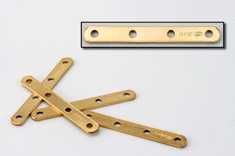 19mm Gold Filled Four Hole Separator #BGC028-General Bead