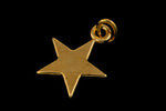 16mm Gold Plated Star Charm #BGD045-General Bead