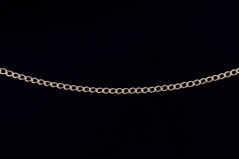 1mm x 1mm 14 Karat Gold Filled Curb Chain #BGE089-General Bead