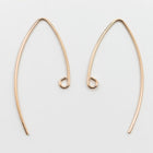 26mm Gold Filled V Shaped Ear Wire #BGG017