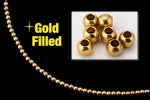 2.5mm Gold Filled Round Bead #BGH001-General Bead