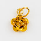 11mm Gold Plated Rose Charm #BGQ045-General Bead