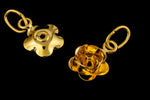 11mm Gold Plated Rose Charm #BGQ045-General Bead