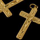 29mm Gold Plated Crucifix #BGR045-General Bead