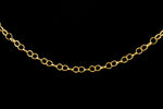 3mm 14 Karat Gold Filled Fine Rolo Chain #BGV089-General Bead