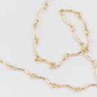 7.5mm x 3mm 14 Karat Gold Filled Small Curved Bar Chain #BGY089-General Bead