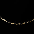 7.5mm x 3mm 14 Karat Gold Filled Small Curved Bar Chain #BGY089-General Bead