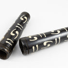 3 Inch Painted Bone Tube Bead #BNH013-General Bead