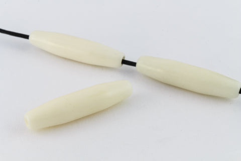 1 1/2 Inch White Bone Hair Pipe #BNH020-General Bead
