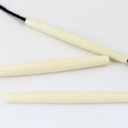3 Inch White Bone Hair Pipe #BNH026-General Bead