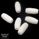 1/2 Inch White Bone Hair Pipe #BNH017-General Bead