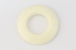 25mm White Bone Ring (2 Pcs) #BNH206-General Bead