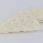 45mm x 30mm White Bone Arrowhead #BNH214-General Bead
