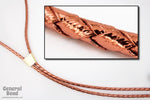 36" Metallic Copper Bolo Cord-General Bead