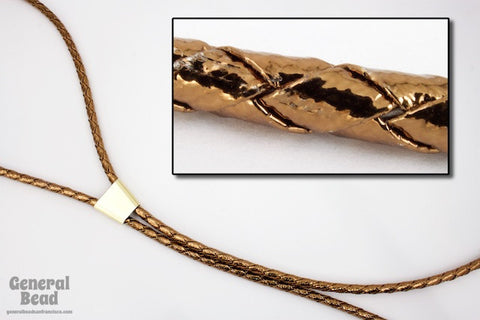36" Metallic Bronze Bolo Cord-General Bead