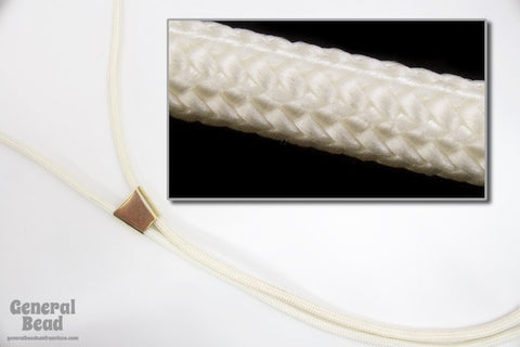 36" White Nylon Bolo Cord-General Bead