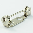 0.75" Silver Tone Bar Pin #BPW017-General Bead
