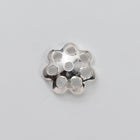 5mm Sterling Silver Filigree Flower Bead Cap #BSA051