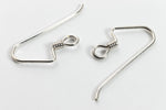 20mm Sterling Silver Angular Ear Wire #BSB017