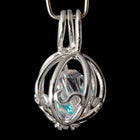 Sterling Silver 8mm Bead Cage #BSB029