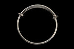 18 Gauge Sterling Silver Adjustable Wire Ring #BSB033
