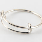 18 Gauge Sterling Silver Adjustable Wire Ring #BSB033