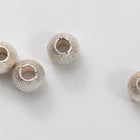 Sterling Silver 3mm Satin Finish Round Bead #BSB035
