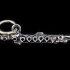 24mm Sterling Silver Flute Charm #BSC041-General Bead