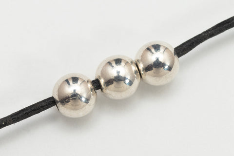 Sterling Silver 6mm Round Bead #BSE001
