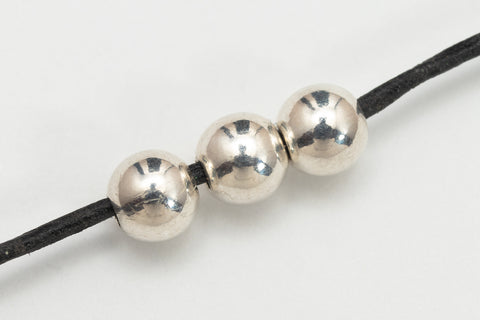 Sterling Silver 4mm Round Bead #BSC001