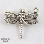 22mm Sterling Silver Dragonfly Charm-General Bead