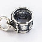 13mm Sterling Silver Snare Drum Charm #BSE041-General Bead