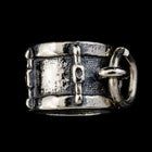 13mm Sterling Silver Snare Drum Charm #BSE041-General Bead