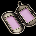 30mm Sterling Silver Marines Dog Tag/Locket #BSE050-General Bead