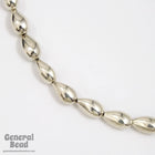 6mm x 10mm Sterling Silver Pear Drop-General Bead