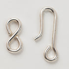 14mm Sterling Silver Hook and Eye Clasp #BSF019