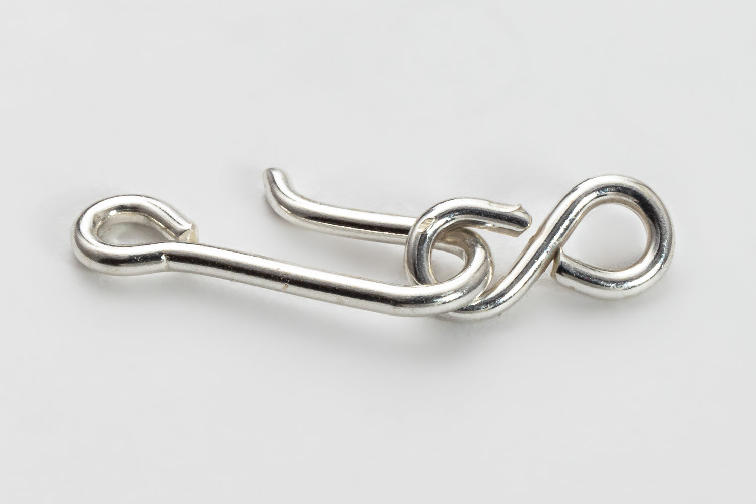 14mm Sterling Silver Hook and Eye Clasp #BSF019 – General Bead