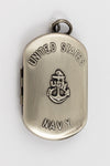 30mm Sterling Silver Navy Dog Tag/Locket #BSF050-General Bead