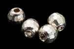 Sterling Silver 4mm Round Disco Bead #BSG002