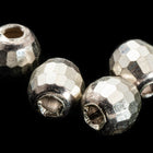 Sterling Silver 4mm Round Disco Bead #BSA037