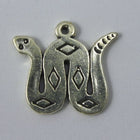 Sterling Silver 20mm Snake Charm-General Bead